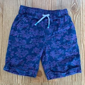 Cat & Jack 5T Boys Navy Octopus Print Shorts